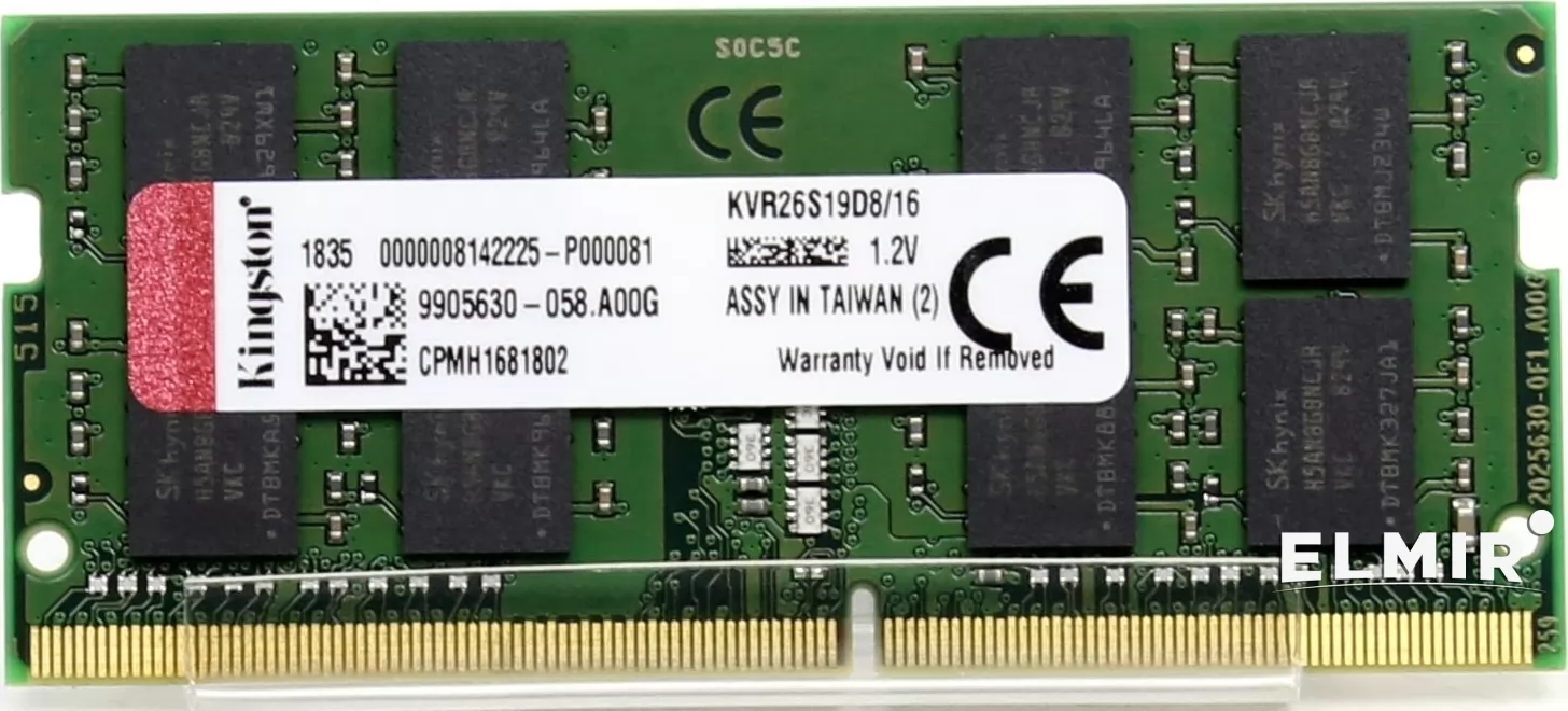 Kingston ValueRAM 16GB DDR4 2666MHz